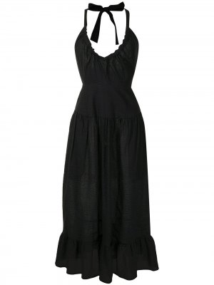 Ярусное платье Olio Marysia. Цвет: черный