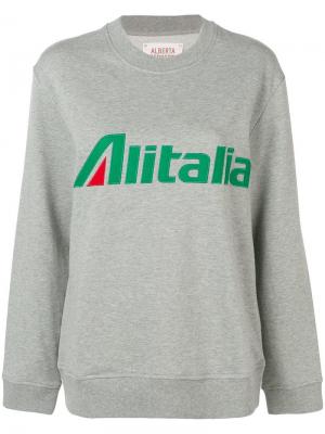 Толстовка Alitalia Alberta Ferretti. Цвет: серый
