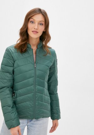 Куртка утепленная Roxy. Цвет: зеленый