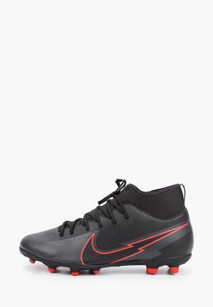 Бутсы Nike. Цвет: черный