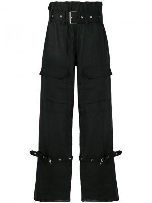 MarquesAlmeida брюки с широкими штанинами Marques'Almeida. Цвет: черный