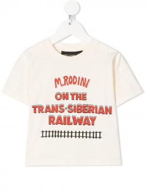 Футболка Trans-Siberian Railway Mini Rodini. Цвет: нейтральные цвета