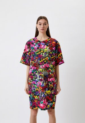 Платье Boutique Moschino. Цвет: разноцветный