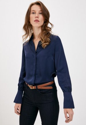 Блуза Trussardi Jeans. Цвет: синий