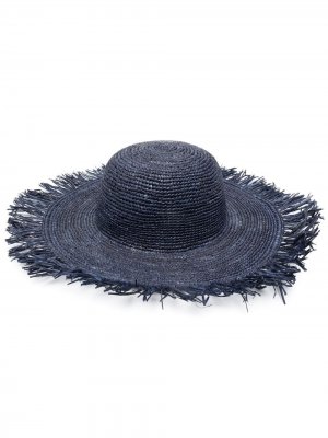 Шляпа Mirana из рафии IBELIV. Цвет: синий