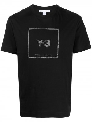 Футболка с логотипом Y-3. Цвет: черный