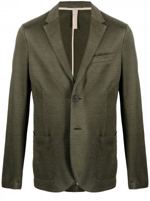 Однобортный пиджак Harris Wharf London. Цвет: зеленый