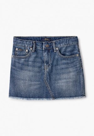 Юбка джинсовая Polo Ralph Lauren. Цвет: синий