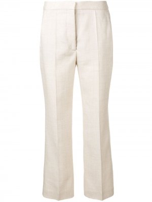 Укороченные расклешенные брюки Stella McCartney. Цвет: нейтральные цвета