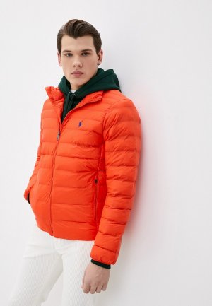 Куртка утепленная Polo Ralph Lauren. Цвет: оранжевый
