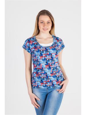 Блуза с секретом кормления Ням-Ням. Цвет: синий, коралловый, серый