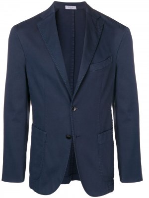Пиджак с длинными рукавами Boglioli. Цвет: синий