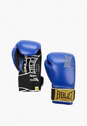 Перчатки боксерские Everlast. Цвет: синий