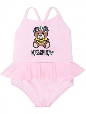 Купальник Toy Bear Moschino Kids. Цвет: розовый