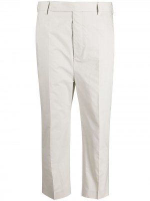 Укороченные брюки Astaires Rick Owens. Цвет: серый