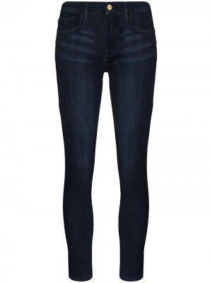 Укороченные джинсы Le Skinny De Jeanne FRAME. Цвет: синий