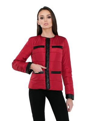 Куртка Alisa Line. Цвет: красный