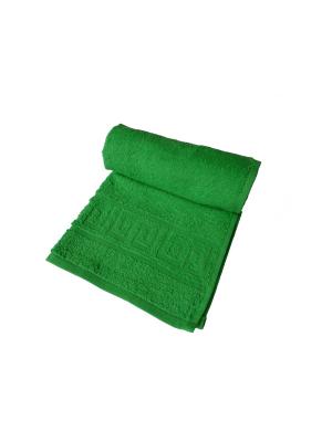 Набор: полотенце махровое  3 штуки ARLONI. Цвет: зеленый