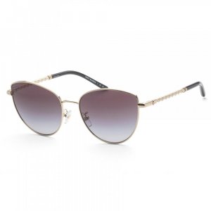 Женские модные блестящие светло-золотистые солнцезащитные очки  TY6091-32718G 56 мм Tory Burch