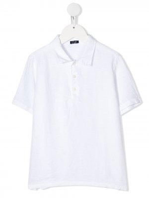 Легкая рубашка-поло Il Gufo. Цвет: белый