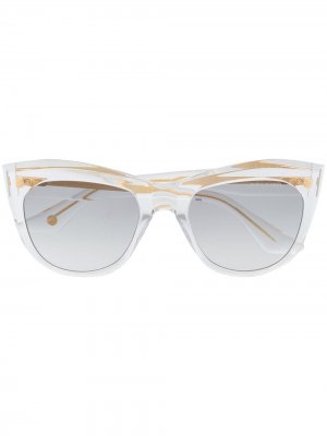 Солнцезащитные очки Kader в квадратной оправе Dita Eyewear. Цвет: нейтральные цвета