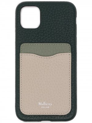 Чехол для iPhone 11 из зернистой кожи Mulberry. Цвет: розовый