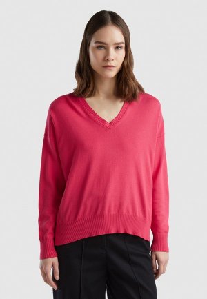 Пуловер United Colors of Benetton. Цвет: розовый