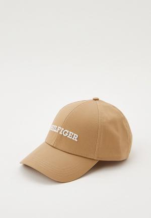 Бейсболка Tommy Hilfiger. Цвет: бежевый