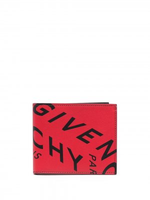 Кошелек с логотипом Givenchy. Цвет: красный