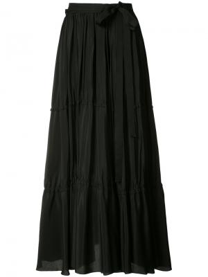 Плиссированная юбка Tome. Цвет: чёрный