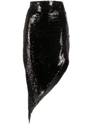 Юбка с пайетками Alexandre Vauthier. Цвет: черный