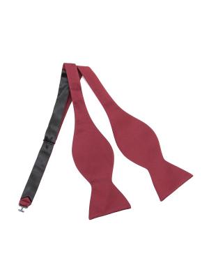Галстук-бабочка Churchill accessories. Цвет: бордовый, коричневый, красный