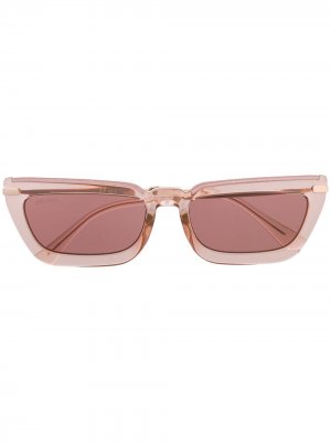 Солнцезащитные очки Vela GS Jimmy Choo Eyewear. Цвет: розовый