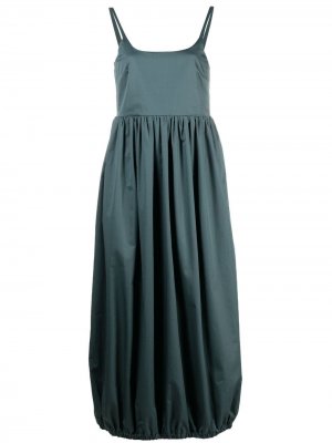 Платье с эластичным поясом Tibi. Цвет: зеленый