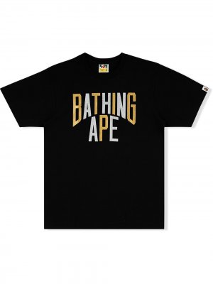 Футболка NYC с логотипом A BATHING APE®. Цвет: черный