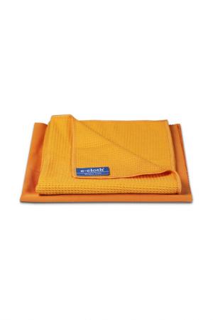Набор салфеток для мытья окон E-CLOTH. Цвет: оранжевый