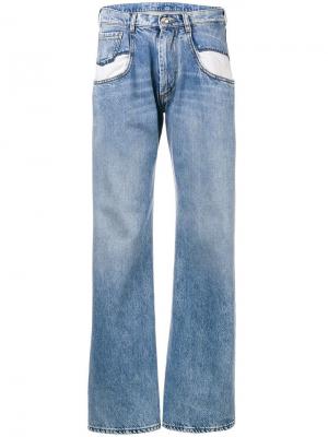Расклешенные джинсы Maison Margiela. Цвет: синий