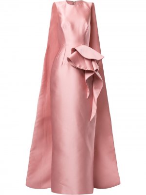Платье-кейп с оборками Azzi & Osta. Цвет: розовый