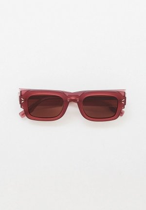 Очки солнцезащитные McQ Alexander McQueen. Цвет: бордовый
