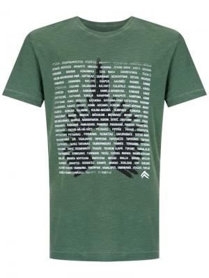 Indian tribes print T-shirt Osklen. Цвет: зелёный
