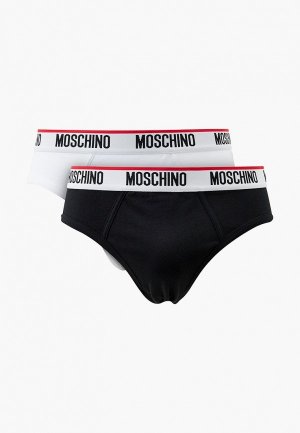 Трусы 2 шт. Moschino Underwear. Цвет: разноцветный