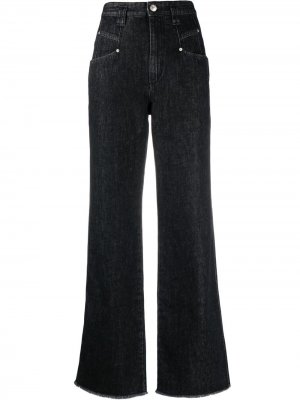 Широкие джинсы Dilesqui Isabel Marant. Цвет: черный