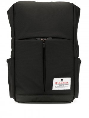 Рюкзак с нашивкой-логотипом Makavelic. Цвет: черный
