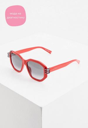 Очки солнцезащитные Givenchy. Цвет: красный
