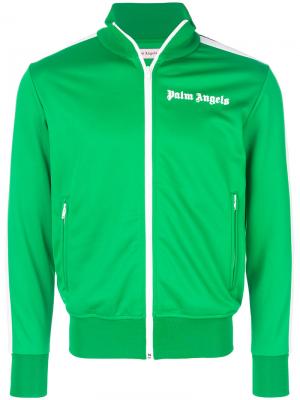 Спортивная куртка Palm Angels. Цвет: зеленый