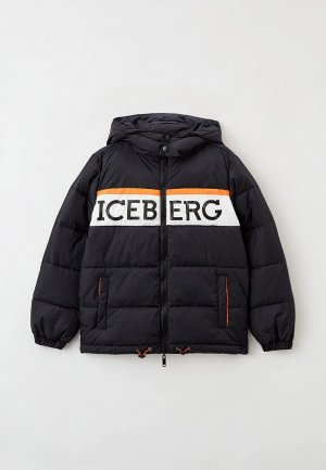 Куртка утепленная Iceberg. Цвет: черный