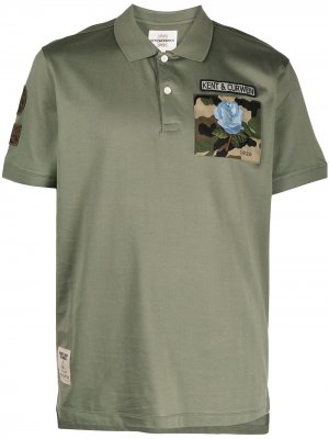 Рубашка поло с короткими рукавами и нашивкой-логотипом Kent & Curwen. Цвет: зеленый
