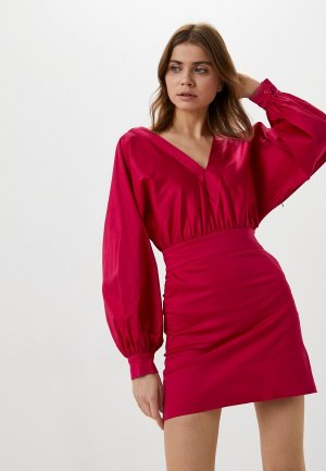 Платье Silvian Heach. Цвет: бордовый