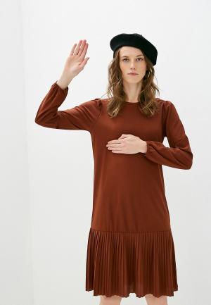 Платье Jacqueline de Yong. Цвет: коричневый