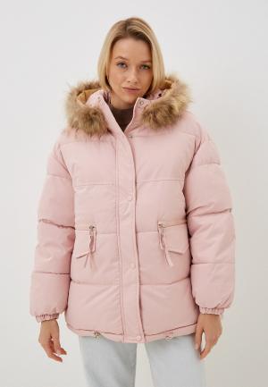 Куртка утепленная Moki. Цвет: розовый